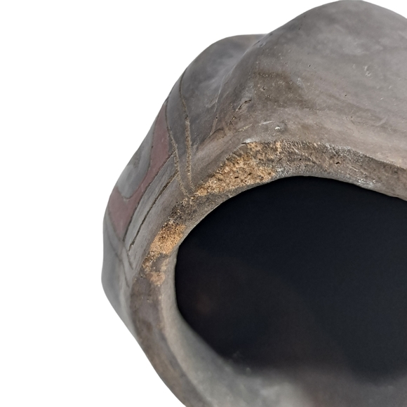 Raku (?) Pottery Sitting Frog Sculpture Figurine - Picture 8 of 12